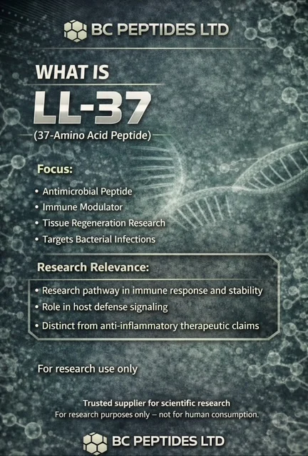 LL-37: Research into Antibacterial Activity and Tissue Repair