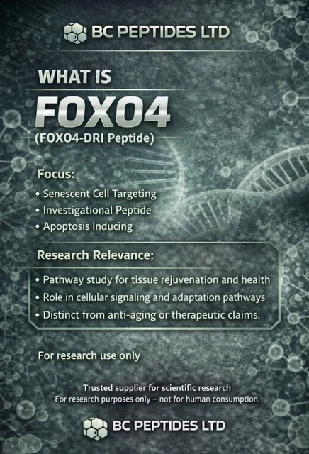 FOXO4-DRI: Research into Senescent Cell Clearance Pathways